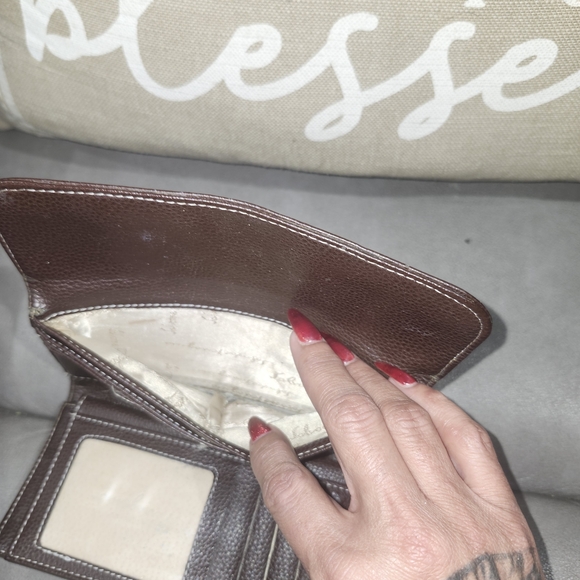 Salvatore Ferragamo Dark Brown Leather Clutch - Picture 10 of 12